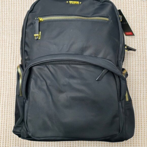 tumi - voyageur carson backpack - black | 17 x 12 x 5.5 Made of nylon Lining Tumi Voyageur Carson Backpack Bag